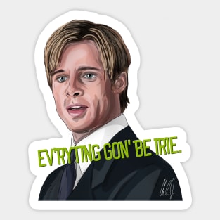 Meet Joe Black: Ev'ryting Gon' Be Irie Sticker